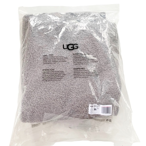 UGG Phoebe Open Draped Wrap Cardigan Grey Size XS NWT - Picture 5 of 10